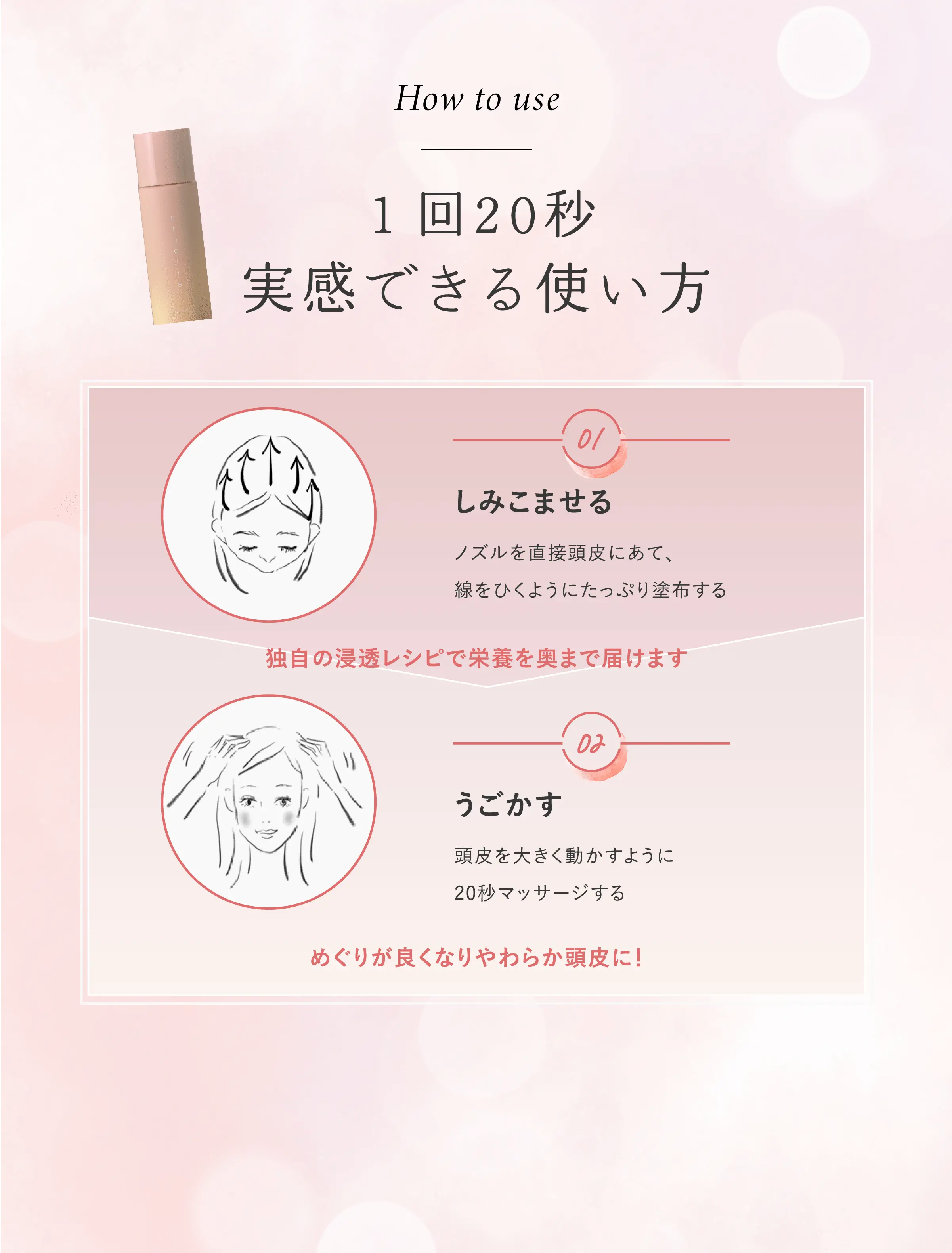 1回20秒 実感できる使い方