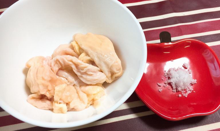 鶏皮チップス材料