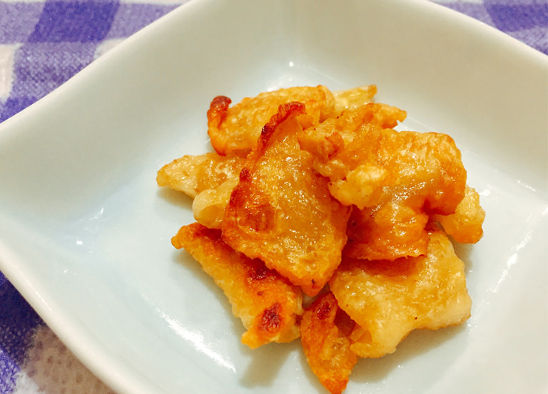 【美髪レシピ】鶏皮チップス ~グルテンフリーの簡単レシピ〜